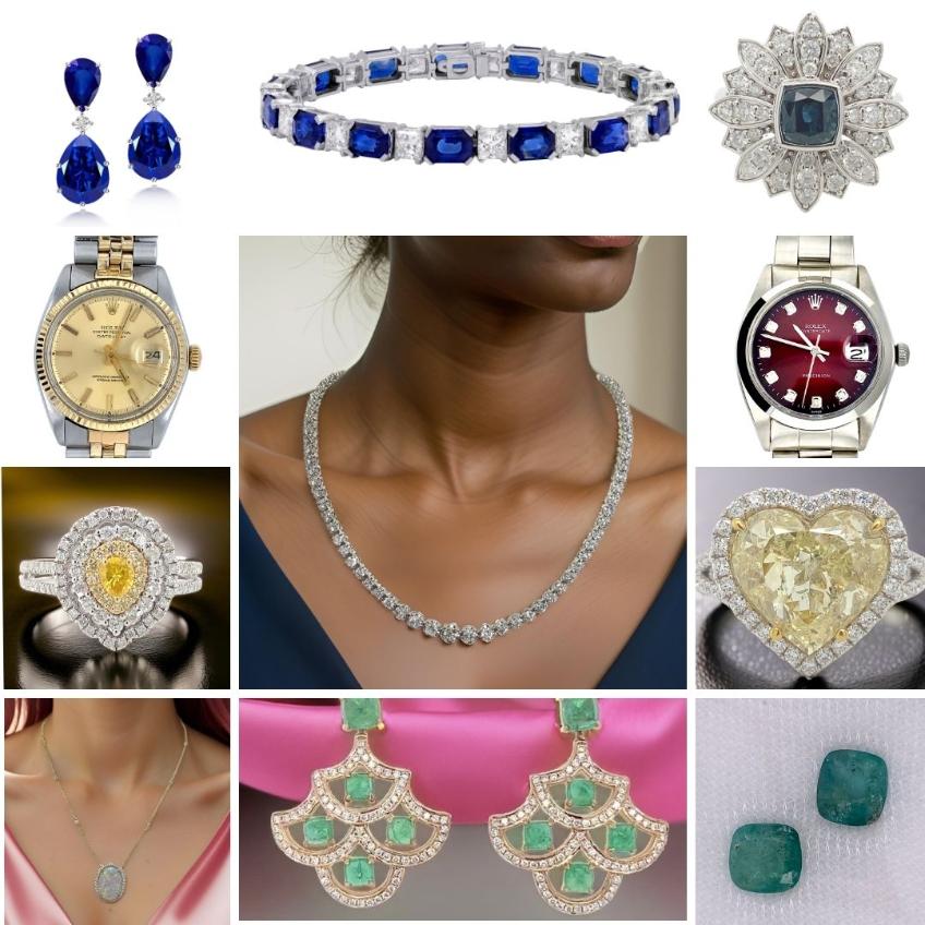 CLEARANCE AUCTION FINE JEWELLERY & SWISS WATCHES   Due to the closure of a Major Fine Jewellery & Swiss Watch Retailer Pottle Auctions have instructions from the vendor to sell all stock to the highest bidder. All must sell at a fraction of retail price.   Free Express Delivery Aus Wide With Insurance.