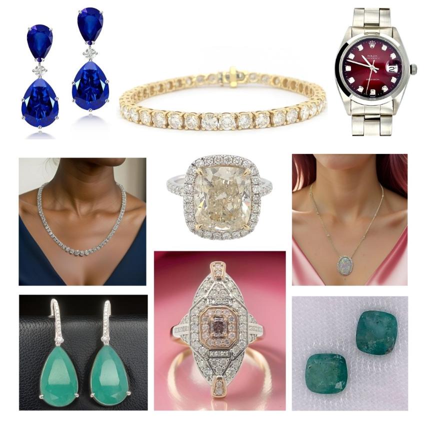 CLEARANCE AUCTION FINE JEWELLERY & SWISS WATCHES   Due to the closure of a Major Fine Jewellery & Swiss Watch Retailer Pottle Auctions have instructions from the vendor to sell all stock to the highest bidder. All must sell at a fraction of retail price.   Free Express Delivery Aus Wide With Insurance.