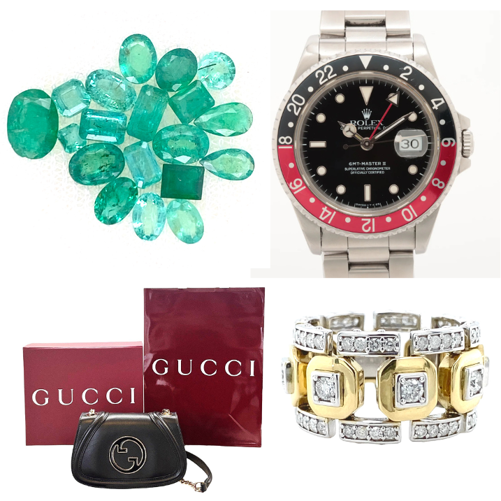 THE BIG LIQUIDATION AUCTION BIG BRANDS - JEWELLERY, SWISS WATCHES & DESIGNER BAGS Includes a large collecion of Diamond Tennis Bracelets!